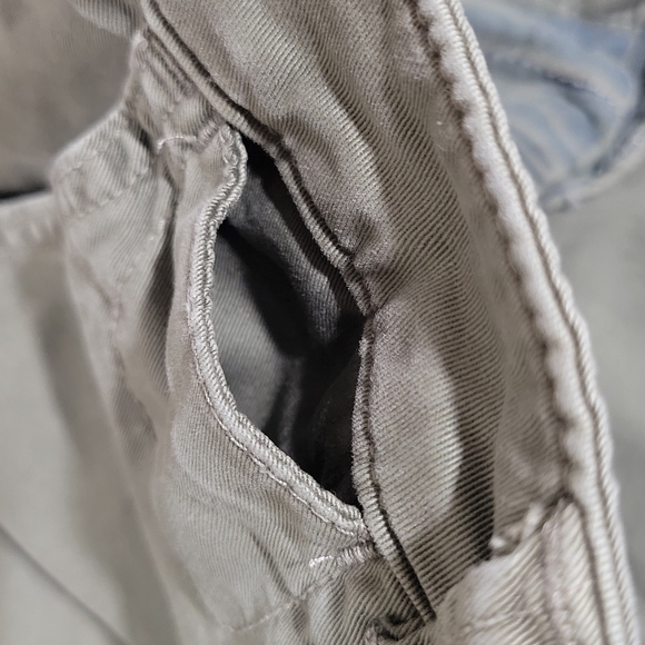 Chino By Anthropologie Women's Relaxed Chino Trouser Pant Size 28 Green Raceing - Picture 15 of 16